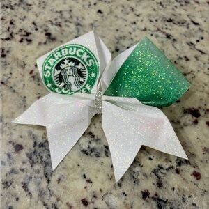 Starbucks Glitter Cheer Bow🎀